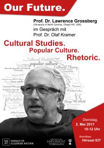 Our Future. Cultural Studies, Popular Culture, and Rhetoric: Prof. Dr. Lawrence Grossberg im Gespräch mit Prof. Dr. Olaf Kramer @ Hörsaal 037
