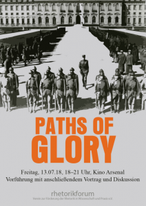 Rhetorik & Film: Paths of Glory (1957) @ Kino Arsenal
