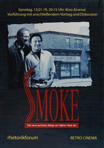 Rhetorik & Film: Smoke (1995) - Retro Cinema @ Kino Arsenal